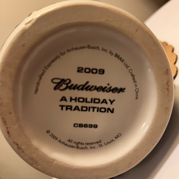 Budweiser Holiday Stein in original box. 2009 - Picture 3 of 13